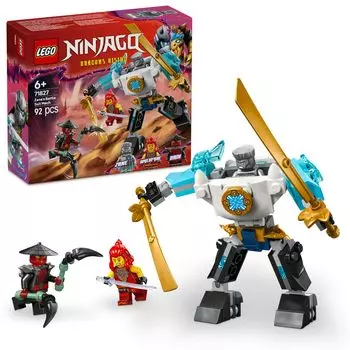 LEGO Ninjago Боевой меха-костюм игрушка подарок на день рождения блок образовательный мальчики девочки дети 6 лет 7 лет 8 лет боевой робот 71827 Zen s