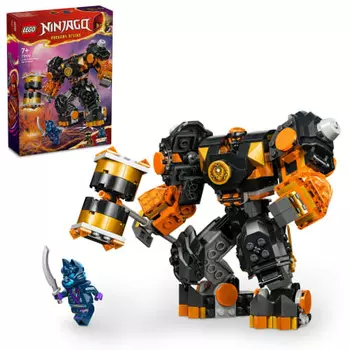 LEGO Ninjago Cole s Element Power Mecha Suit Игрушка в подарок на день рождения Блок Рождество Мальчики Девочки Дети 7 лет 8 лет 9 лет Начальная школа S