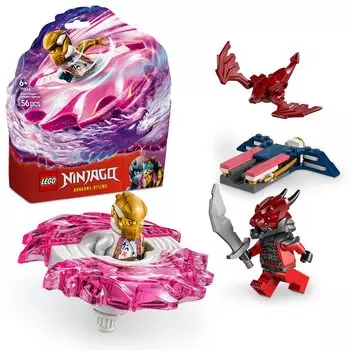 LEGO Ninjago Dragon Spin Spinner Игрушка Подарок на день рождения Блок Развивающий Мальчики Девочки Дети 6 лет 7 лет 8 лет Боевой робот 71824