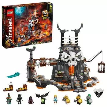 LEGO Ninjago Fortress Skull Gile Сборочный набор для игры 8 мини-фигурок Игрушки для детей от 9 лет и старше 71722