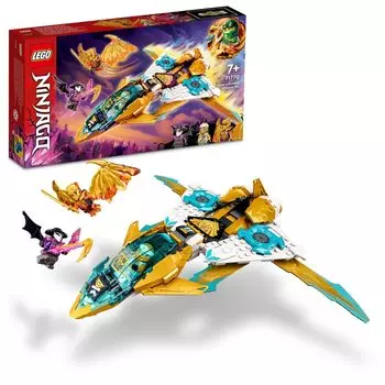 LEGO Ninjago Golden Dragon Jet 71770 Игрушечный блок Подарок Самолет Самолет Ниндзя Ниндзя Мальчики от 7 лет и старше Zen s золотой