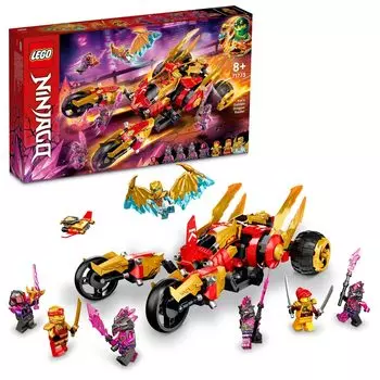 LEGO Ninjago Golden Dragon Raider 71773 Игрушечный блок Подарочный автомобиль Ninja Ninja Мальчики от 8 лет и старше Kai s