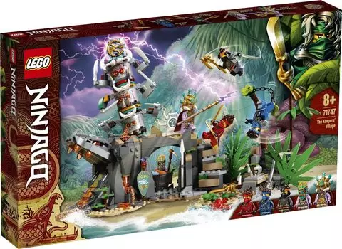 LEGO Ninjago Guardian Camp с ниндзя (Коул, Джей, Кай) Минифигурки Игрушки для мальчиков от 8 лет и старше 71747