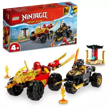 LEGO Ninjago Kai and Raz Speed Chase Toy Toy Gift Toy Birthday Block Educational Christmas Boys Girls Kids 4 Years Old 5 Years Old 6 Years