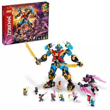 LEGO Ninjago Meow Samurai X Mecha Suit Gift 71775 Игрушечный блок Подарок на день рождения Ninja Ninja Robot Boys 10+