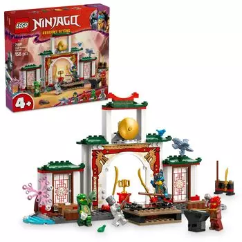LEGO Ninjago Ninja Spin Dojo Игрушка Подарок на День Рождения Блок Развивающий Мальчики Девочки Дети 4 года 5 лет 6 лет Боевой Робот 71831