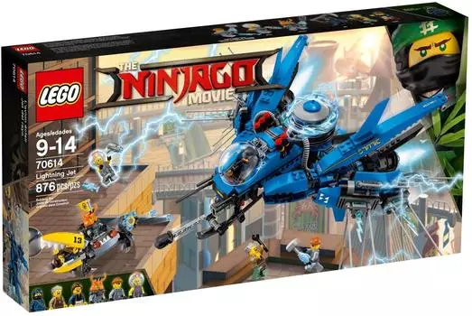 LEGO Ninjago реактивный самолет-молния Джея (70614)