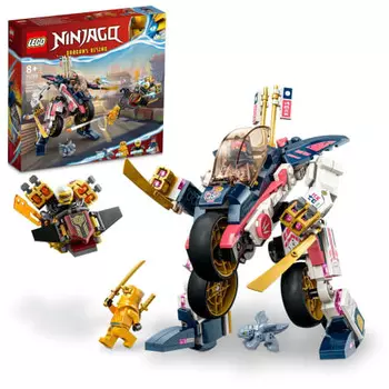 LEGO Ninjago Sora s Mecha/Bike Racer Игрушка Игрушка Подарок Блок на день рождения Рождество Мальчики Девочки Дети 8 лет 9 лет 10 лет Начальная школа