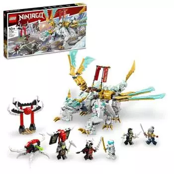LEGO Ninjago Zen s Ice Dragon игрушка подарок на день рождения блок Рождество мальчики девочки дети 10 лет 11 лет 12 лет ученик начальной школы