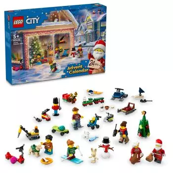 LEGO Рождественский подарок Toy City Адвент-календарь 2024 Игрушка Подарок на день рождения Блоки Мальчики Девочки Дети 5 лет 6 лет 7 лет 8 лет 9