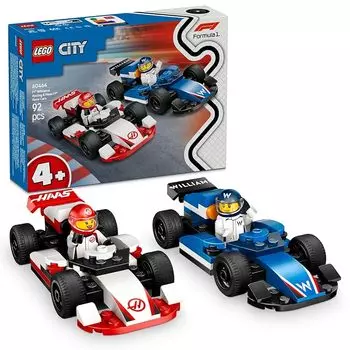 Лего Сити Ф1(р) гоночный автомобиль Williams Racing & Haas игрушка в подарок на день рождения развивающий блок мальчик девочка ребенок 4 года 5 лет 6 лет