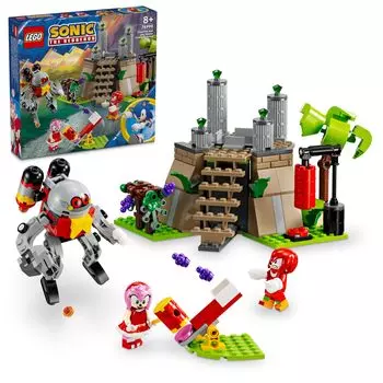 LEGO Sonic the Hedgehog Knuckles and the Temple of the Master Emerald Toy Подарок на день рождения Блок Рождество Мальчики Девочки Дети 8 лет 9 лет