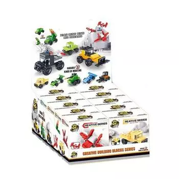 LEGO-совместимая мини-машина, 10 видов, 1 комплект