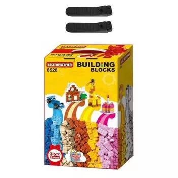 LEGO-совместимый блок, 1000 деталей + 2 высококачественных кубика 2-го дивизиона.
