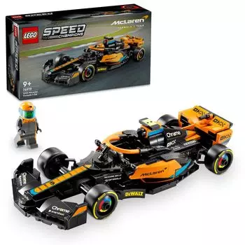 LEGO Speed Champion 2023 McLaren Formula 1 гоночный автомобиль игрушка подарок на день рождения блок Рождество мальчики девочки дети 9 лет 10 лет 11 лет