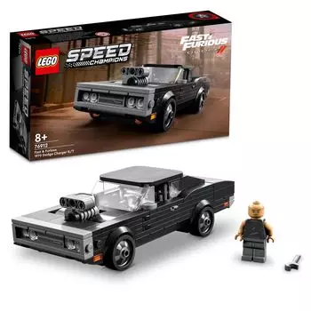 LEGO Speed Champion Fast Furious 1970 Dodge Charger 76912 Toy Block Present Car Racing Car Мальчики от 8 лет и старше и R/T