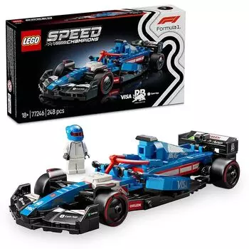 Lego Speed Champion Visa Cash App RB VCARB 01 F1(р) гоночный автомобиль игрушки игрушка подарок на день рождения блок мужской женский автомобиль автомобиль мини автомобиль 77246