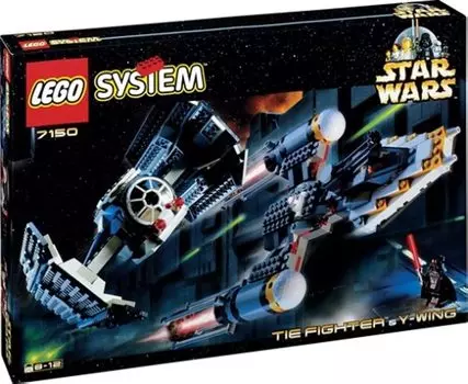 LEGO Star Wars 7150 Истребитель Tie Y Wing и [Предмет]