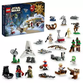 LEGO Star Wars Advent Calendar Gift 75366 Игрушечный блок Подарок на день рождения Космические приключения Мальчик 6 лет ~