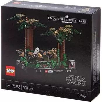 LEGO Star Wars Endo TM Speeder Chase Diorama 75353, разные цвета