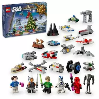 LEGO Star Wars LEGO Star Wars Адвент-календарь 2024 Игрушка Игрушка Подарок на день рождения Блок Образовательный Рождество Мальчики Девочки Дети 6 лет 7 лет 8