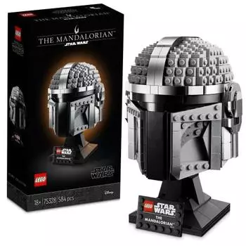 LEGO Star Wars Мандалорец (TM) Шлем 75328 Игрушка Блок Настоящее Космическое Интерьер Мальчики Взрослые