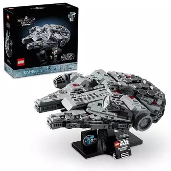 Lego star wars millennium falcon игрушки игрушка подарок на день рождения блок день матери день отца мужчина женщина вселенная 75375