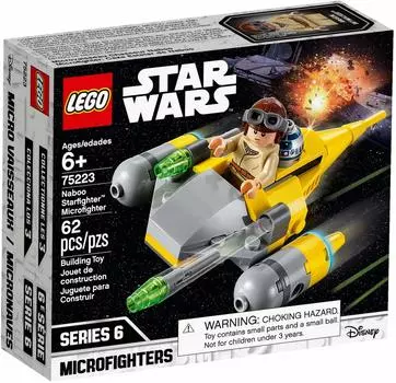 LEGO Star Wars Набу Звёздный истребитель Микрофайтеры 75223 Конструктор Мальчики
