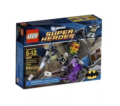 Lego Super Heroes Catwoman City Chase 6858 Lego Catwoman Catcycle City Chase