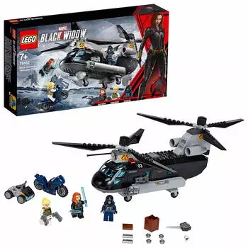LEGO Super Heroes Черная Вдова Погоня на вертолете 76162