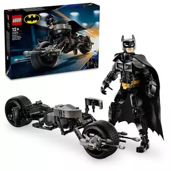 LEGO Super Heroes Фигурка Бэтмена Batpod Bike Игрушка Подарок на день рождения Блок Рождество Мальчики Девочки Дети 12 лет 13 лет 14 лет Начальная школа