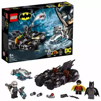 LEGO Super Heroes Freeze и Batcycle Battle 76118 Block Toy Boys Mr. (TM)