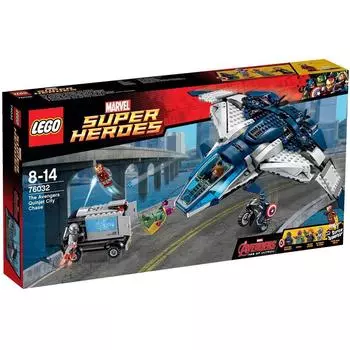 Lego Super Heroes Мстители Квинджет Сити Погоня 76032