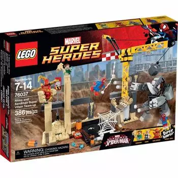 Lego Super Heroes Rhino and Sandman Supervillain 76037 Команда