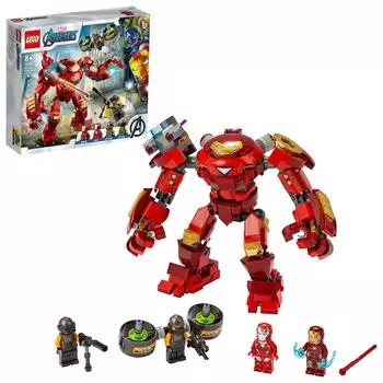LEGO Super Heroes Железный человек Халкбастер Агент 76164 против. ЦЕЛЬ