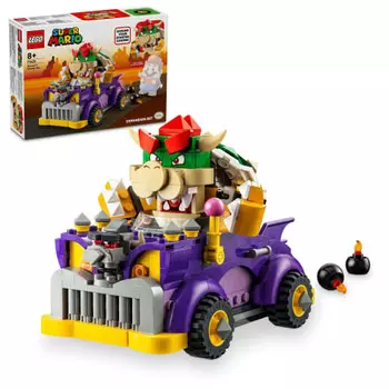 LEGO Super Mario Bowser Highway Car Toy Подарок на день рождения Блок Рождество Мальчики Девочки Дети 8 лет 9 лет 10 лет Начальная школа Mario Good