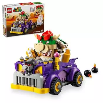Lego super mario Bowser of road car toys игрушка подарок на день рождения блок мальчик девочка ребенок 8 лет 9 лет 10 лет Ученик начальной школы
