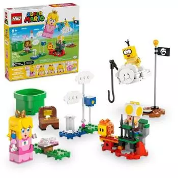 LEGO Супер Марио LEGO (р) Персик и приключения! Игрушка Игрушка Подарок на день рождения Блок Обучающий Рождество Девочки Мальчики Дети 6 лет 7 лет 8 лет