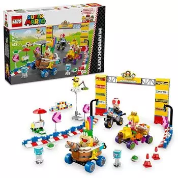 Lego super mario mario kart – baby peach и набор Grand Prix игрушки игрушка подарок на день рождения блок мальчик девочка ребенок 8 лет 9 лет 10 лет