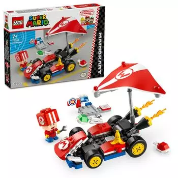 LEGO Super Mario Mario Kart Стандартная тележка Игрушка Подарок на день рождения Блок Мальчики Девочки Дети 7 лет 8 лет 9 лет Начальная школа Марио