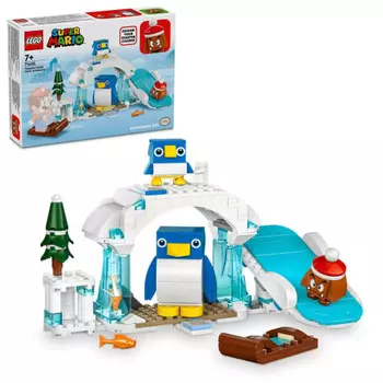LEGO Super Mario Penguin Parent-Child Snow Adventure Toy Present Birthday Block Christmas Boys Girls Children 7 Years Old 8 Years 9 Years Old Elementa