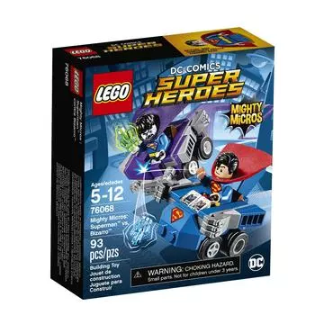 LEGO Супергерои Могучий Супермен Бизарро 76068 Строительный набор Микро: Против.