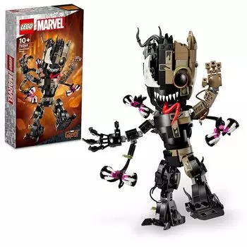 Lego супергерои Venomized Groot игрушки игрушка подарок на день рождения блок Рождество мальчик девочка ребенок 10 лет 11 лет 12 лет Начальная школа