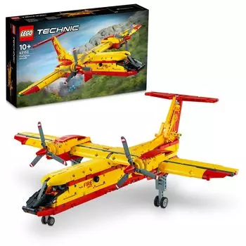 LEGO Technic Пожарный самолет игрушка подарок на день рождения блок Рождество мальчики девочки дети 10 лет 11 лет 12 лет ученик начальной школы