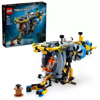 LEGO Technic Глубоководная исследовательская подводная лодка Игрушка Подарок на день рождения Блок Мальчики Девочки Дети 9 лет 10 лет 11 лет Начальная школа