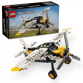 LEGO Technic Маленький игрушечный винтовой самолет 8910 Транспортное средство Самолет Дирижабль 42198