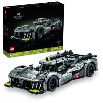 LEGO Technic Peugeot 9X8 24H Le Mans Hybrid Hypercar Игрушка Подарок на День Рождения Блок Рождество Мужчины Женщины Автомобиль Автомобиль Мини-Автомобиль 42156