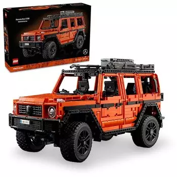 Lego техника Mercedes-Benz G 500 PROFESSIONAL Line игрушки игрушка подарок на день рождения блок день матери день отца мужчина женщина транспортное средство автомобиль мини-автомобиль 42177