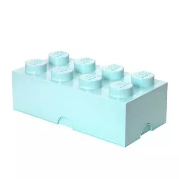 LEGO Ящик для хранения кубиков 8 DIF Aqua Light Blue 40041742