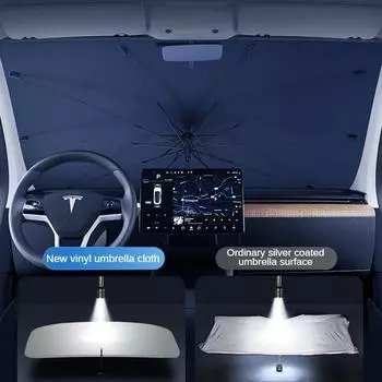 LEIBOO Автомобильный солнцезащитный козырек на лобовое стекло, передний солнцезащитный козырек, складной летний зонт, аксессуары для защиты салона автомобиля